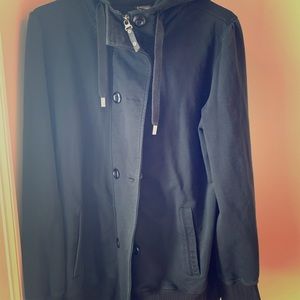 Women’s The North Face xl Black hooded jacket